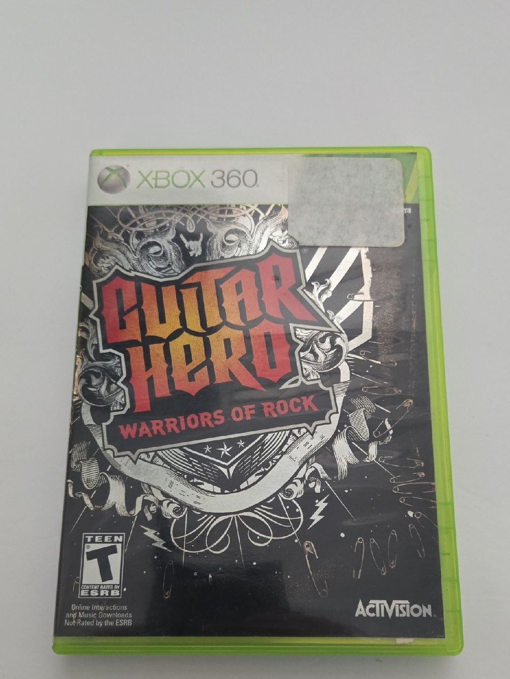 No Mic Or Guitar Included Just The Game..thanks  Guitar Hero: Warriors of Rock